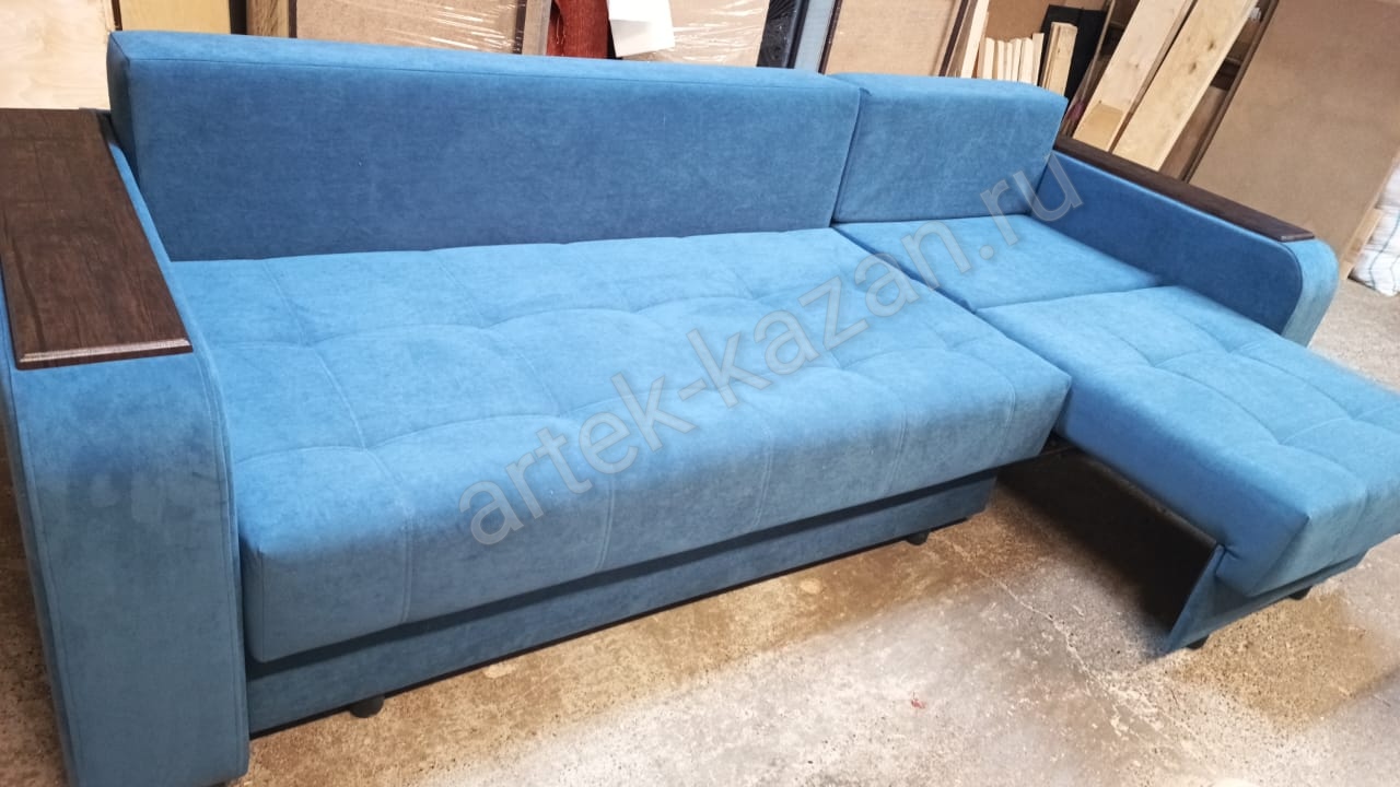 Диван кровать -трансформер тик так- С6 голубой с декором, цена 40000руб. Купить недорогой диван по низкой цене от производителя можно у нас.